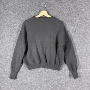 Lulus Sweater Pullover Women S Small Gray Knit Long Sleeve Crew Neck Casual